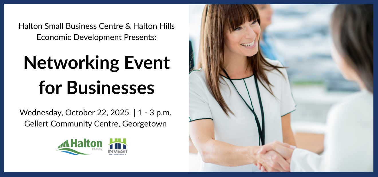 Halton Region Networking Advertisment