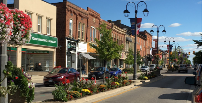 image of downtown main street