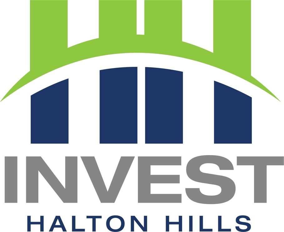 Invest Halton Hills Logo print logo