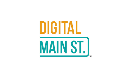Digital Main Street Logo orange and blue