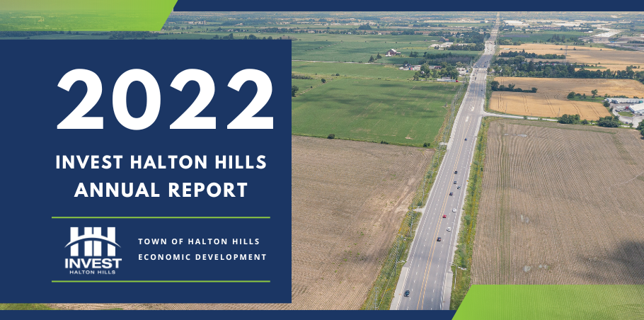 Cover of 2022 Invest Halton Hills Annual Report