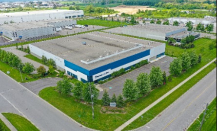 Overhead image of Hayward Gordon Blue Warehouse